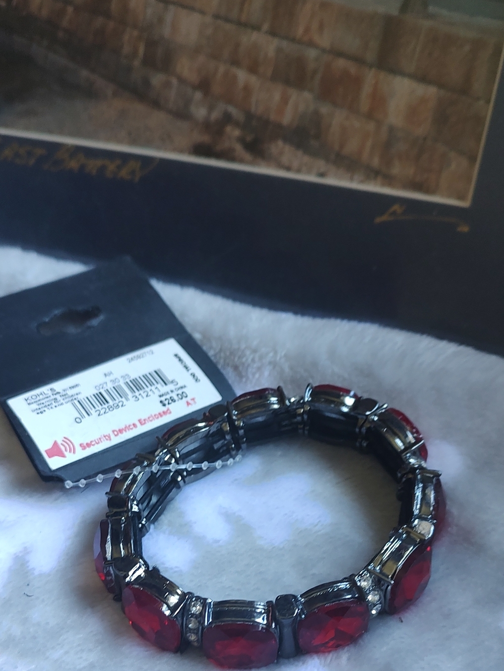 Bracelet,Ruby Red*Silver